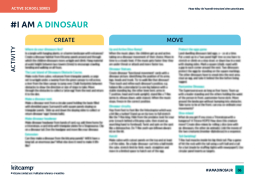 Activity dinosaur toolkit